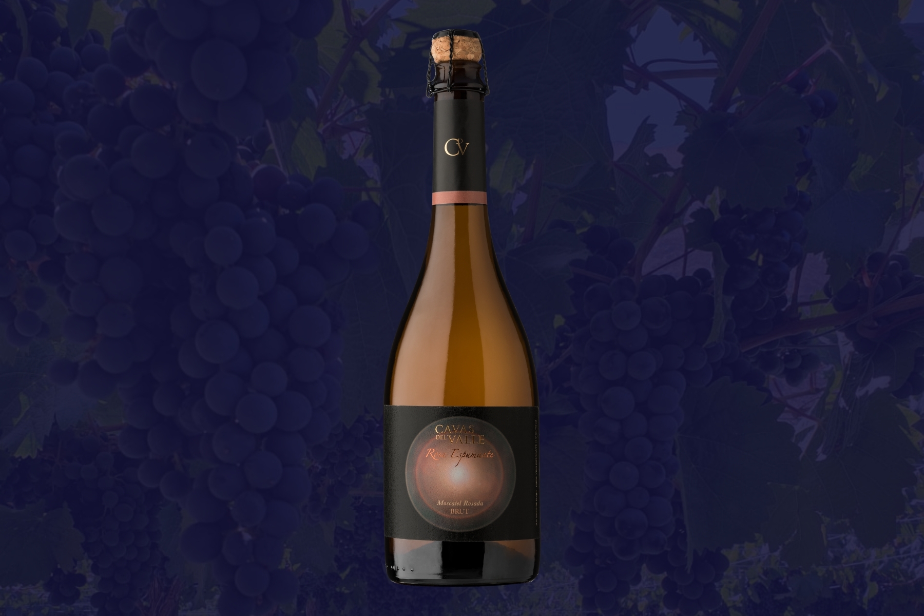 Rosa Espumante Brut - Moscatel Rosada Cavas del Valle